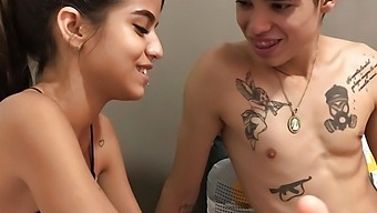 Comparing sizes with my young indian stepsister's toy leads to a wild encounter