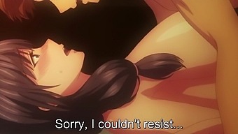 Hentai: a busty housewife is having her first swinger experience with her friend's husband